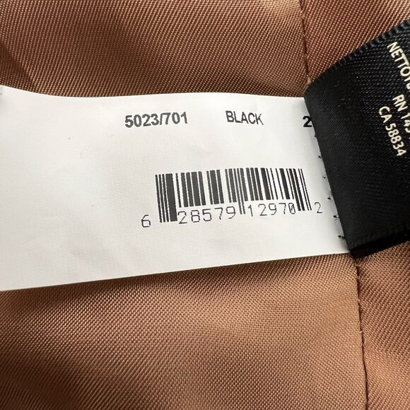 Landscape Black Fitted Blazer with One Shoulder Strap - Size 2 - Picture 9 of 9